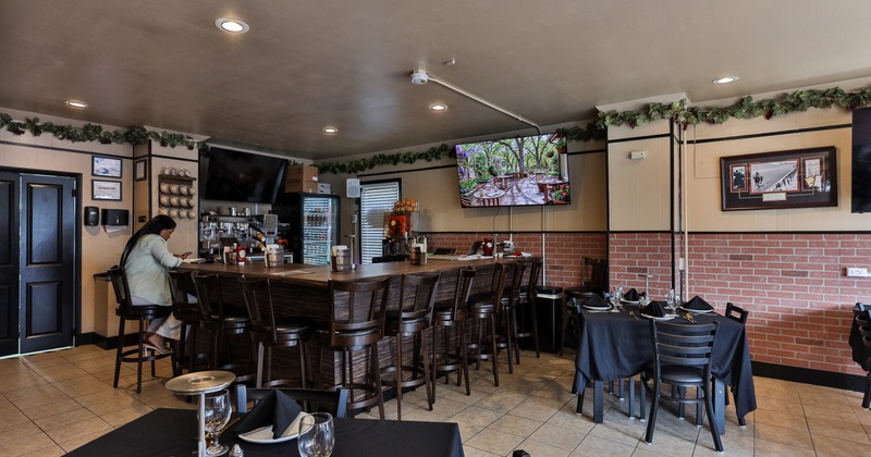 Interior, bar and diner area