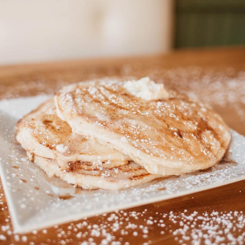 Cinnamon Roll Pancakes (GF, Vegan) photo