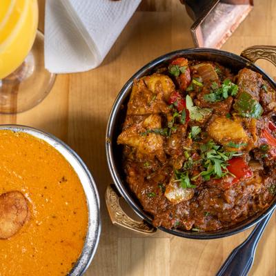 Malai Kofta, served.