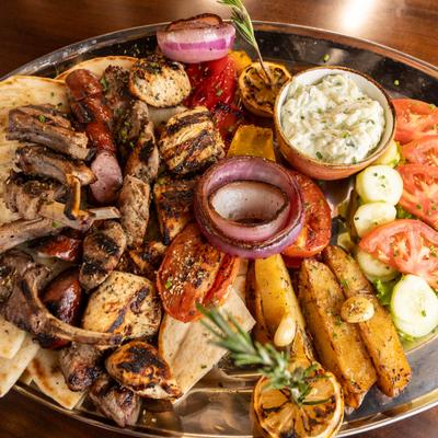 Mixed Grill Platter.