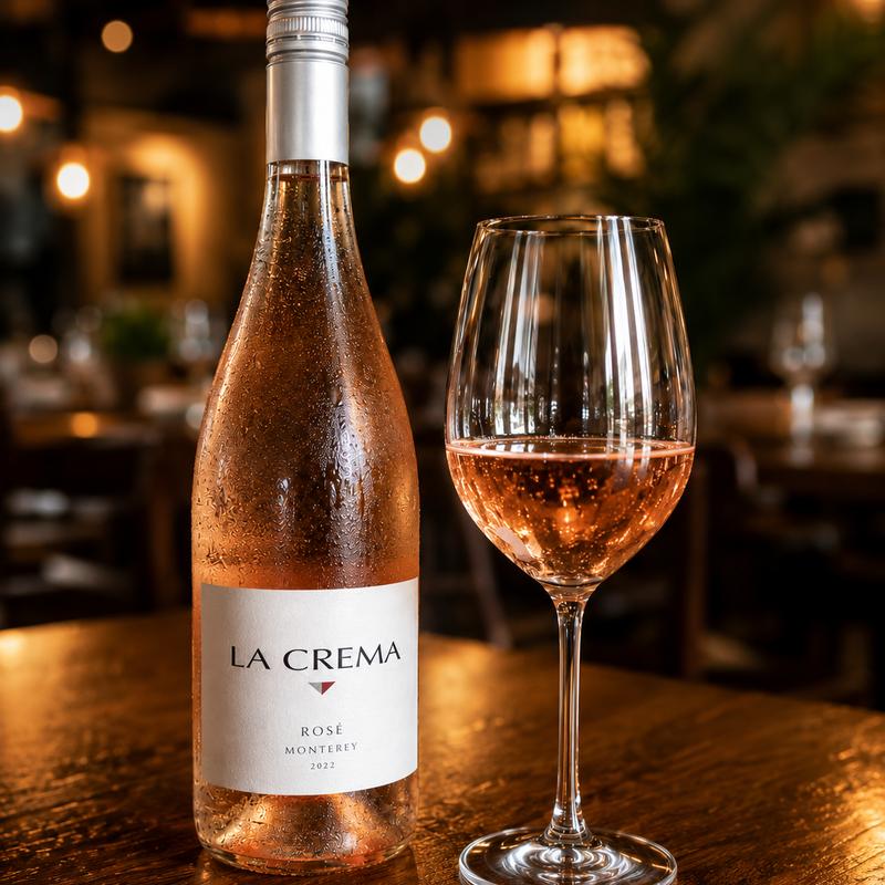 menu item 48 of 116, Wine of The Month -  La Crema Rosé (Glass)