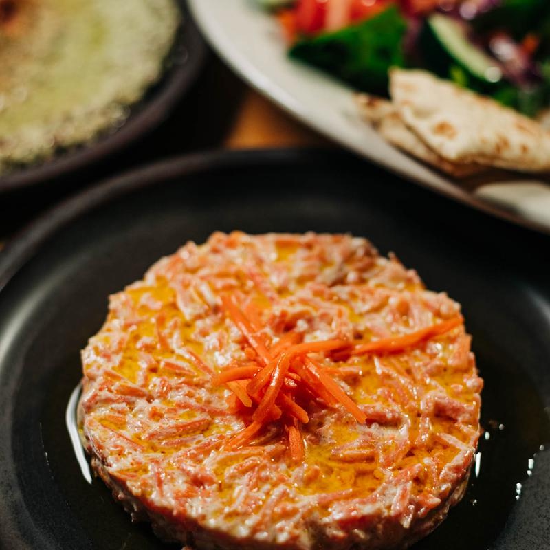 Carrot Garlic Yoghurt Dip photo