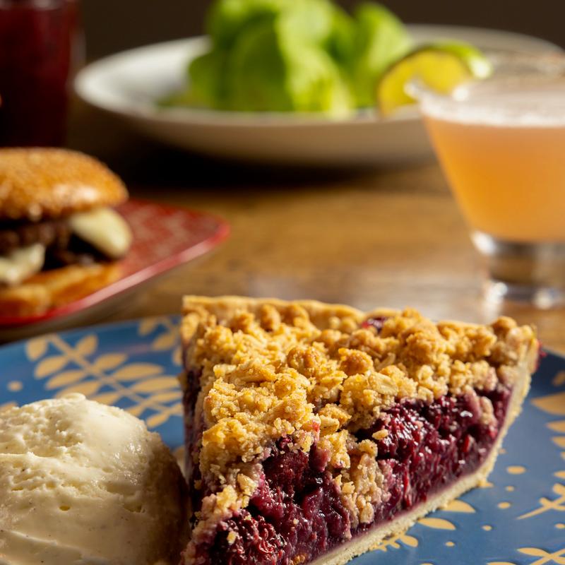 Blackberry Crumble Pie photo