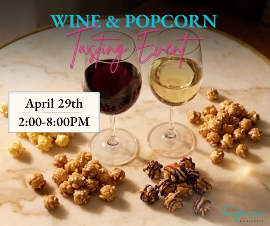Popcorn & Wine Tasting event photo