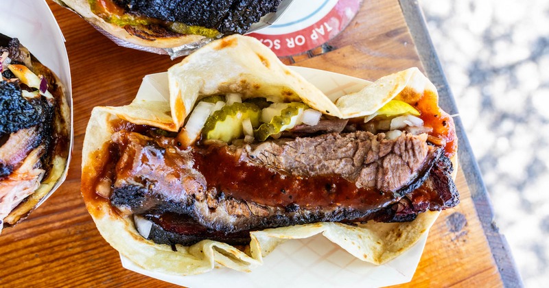 Brisket taco