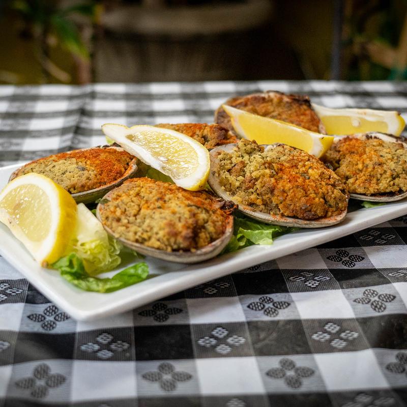 menu item 4 of 9, Baked Clams