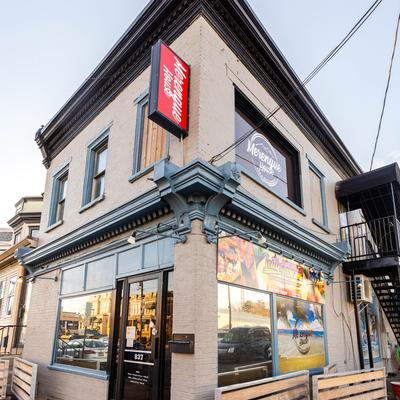 Exterior of the restaurant