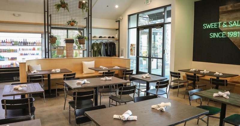 Tables ready for guests