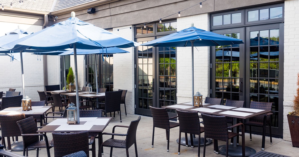 Exterior, seating area