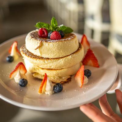 Italian Sweet Creme Pancakes