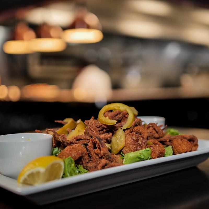 Fried Calamari & Hot Cherry Peppers photo