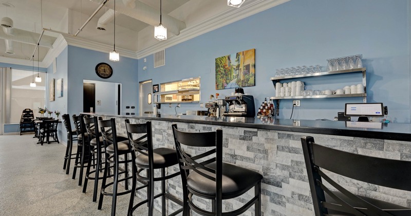 Interior, bar area