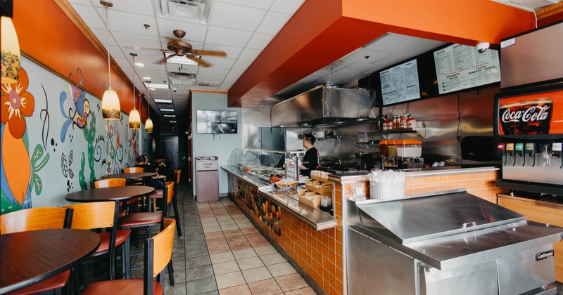 Interior, main dining area