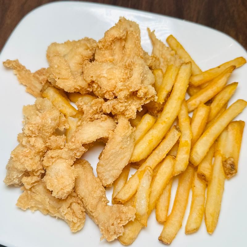 menu item 75 of 76, Popcorn Chicken with Fries