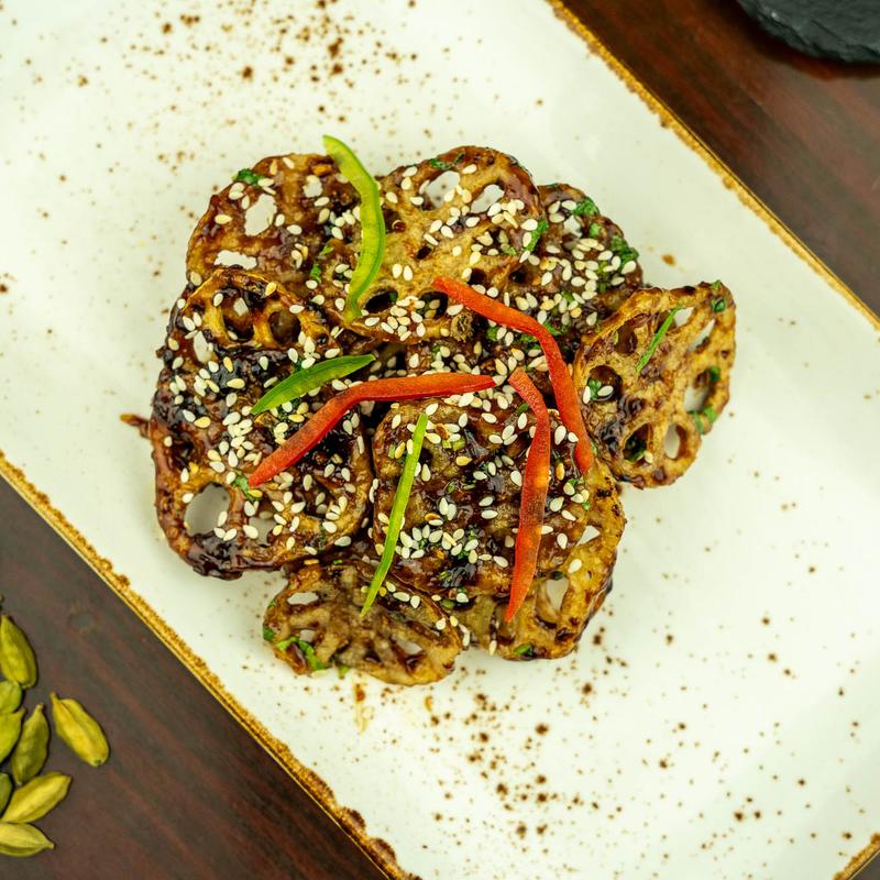 Honey Chili Lotus Stem (VG, DF, GF) photo