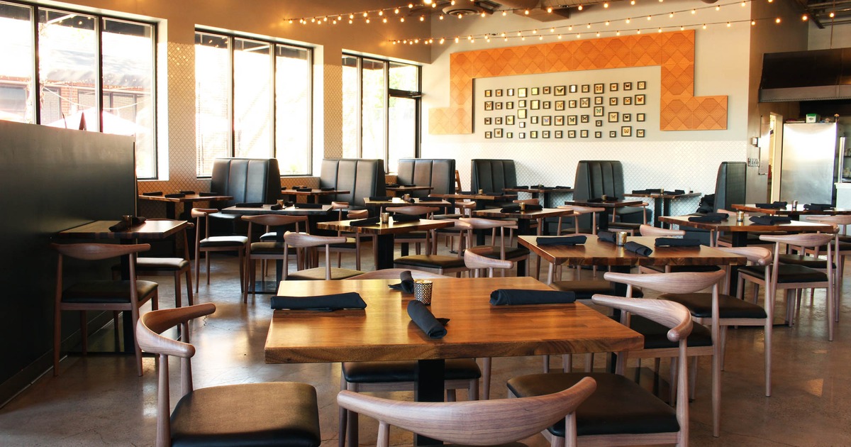 Interior, dining area