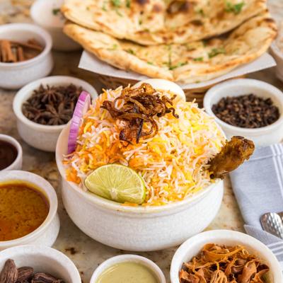 Various dishes served together.