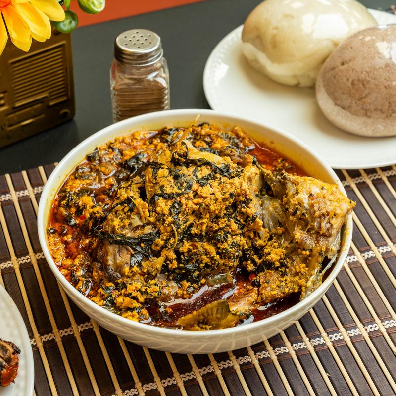 menu item 11 of 14, Egusi Soup