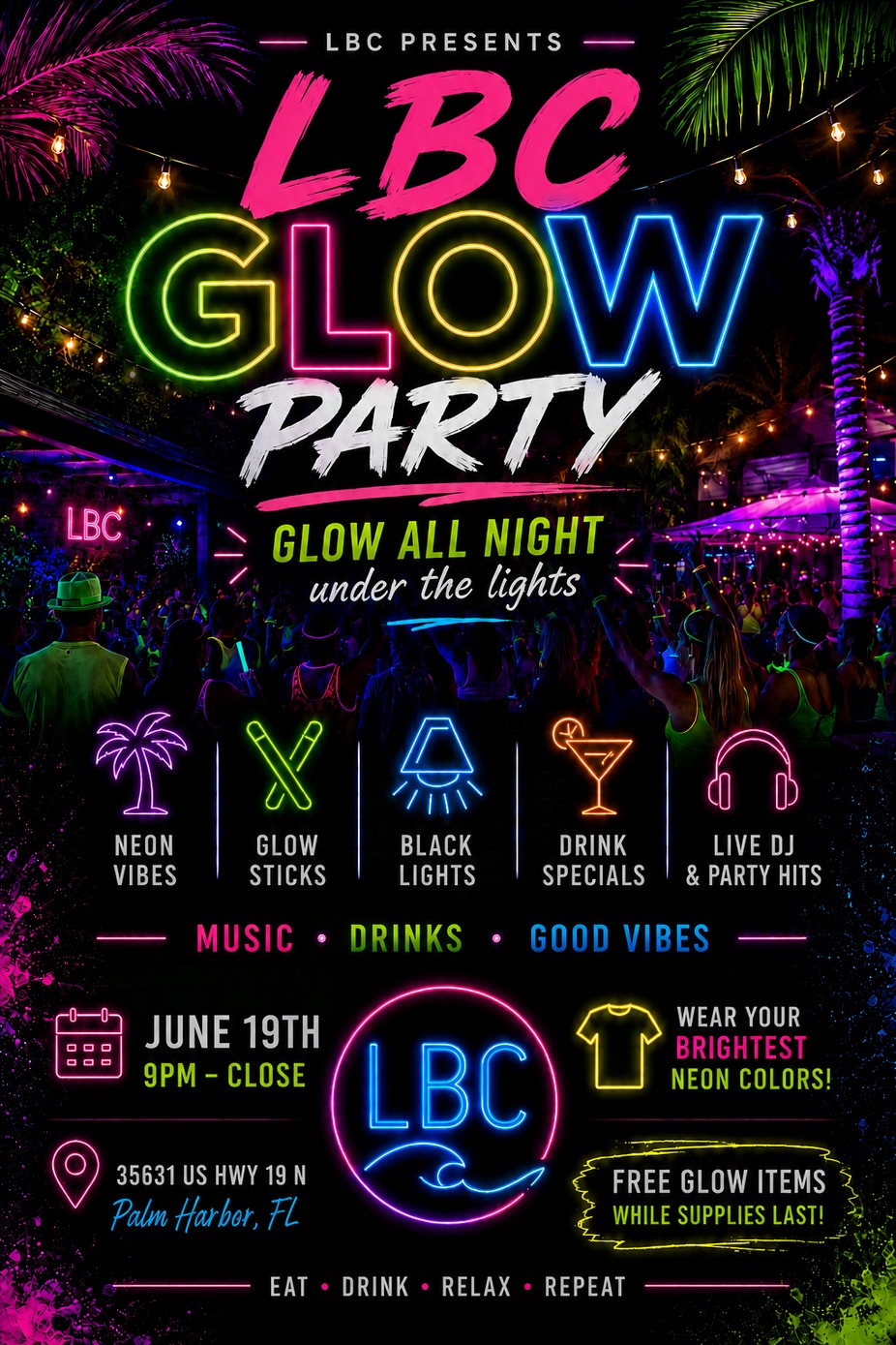 LBC GLOW PARTY event photo
