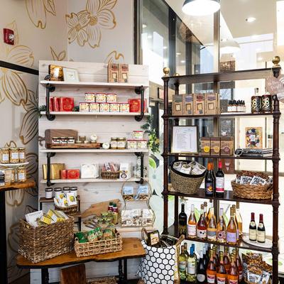 Interior, Retail nook.