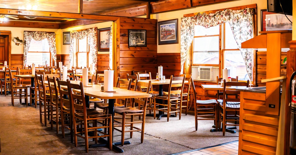 Interior, seating, and dining area