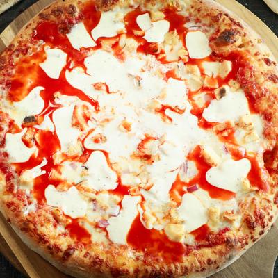 Buffalo Chicken Ranch Pizza