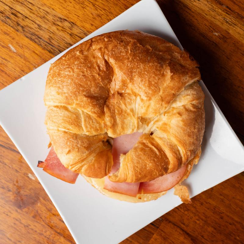 Ham and Swiss Croissant photo