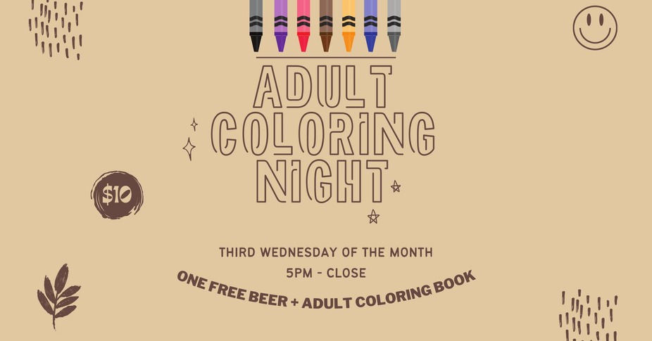 Adult Coloring Night event photo