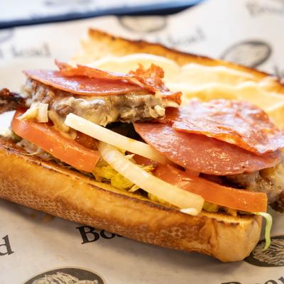 Phil's Roman Burger.