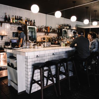 The Garrison interior, a bar.