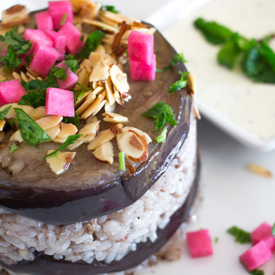 Close up of food on white background