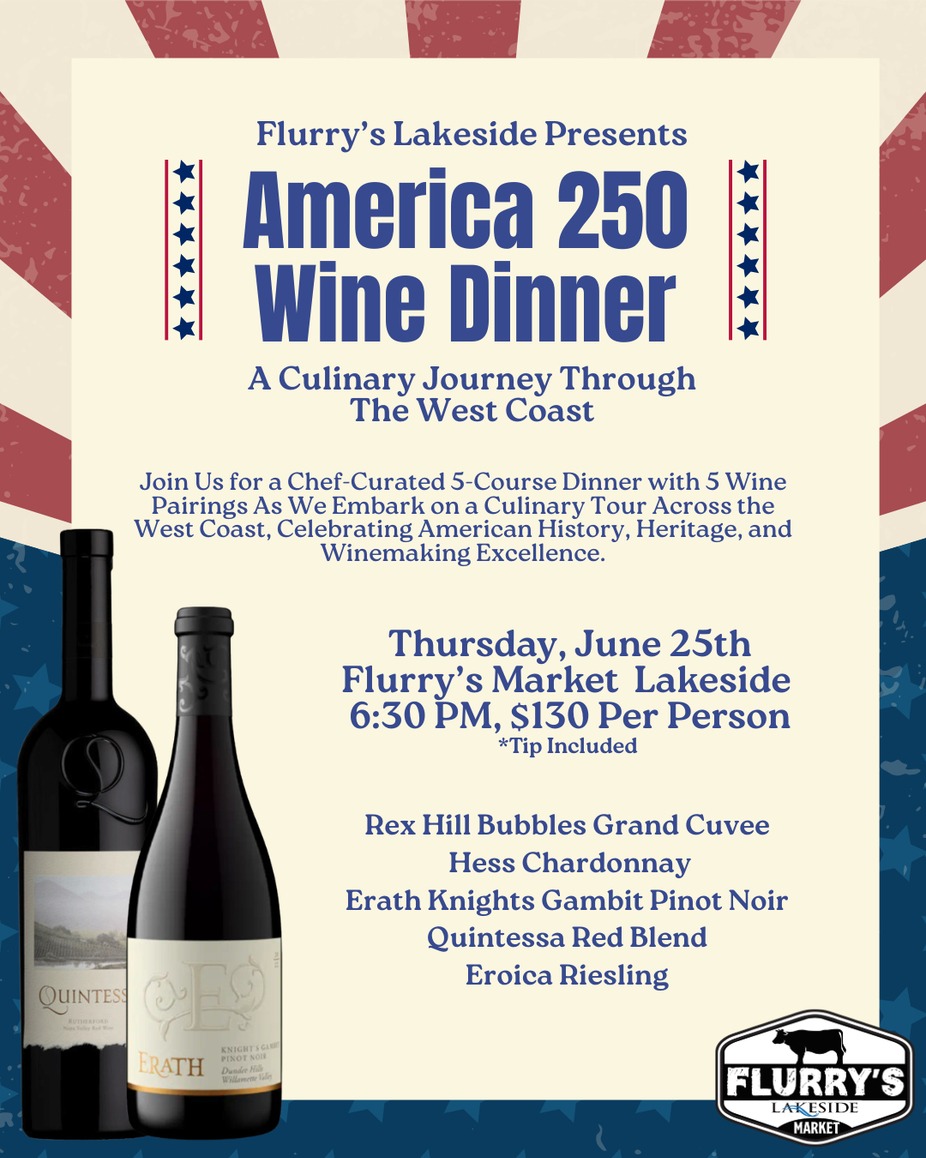 America 250 Wine Dinner event photo