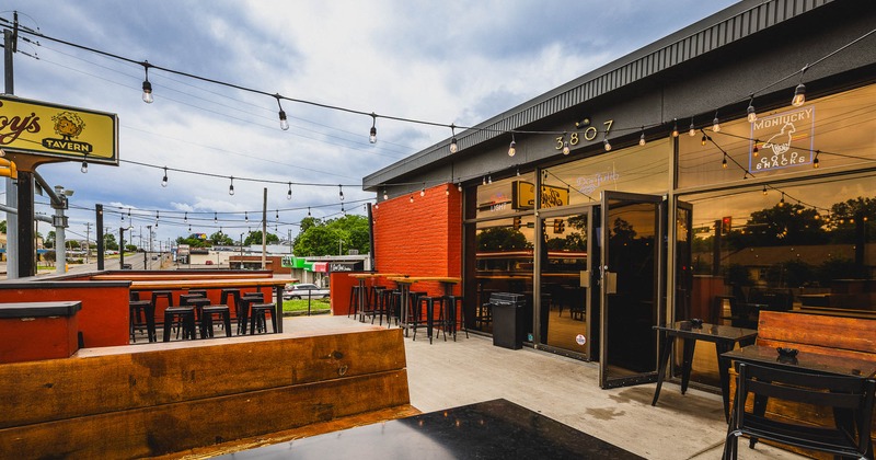 Exterior, seating place on patio