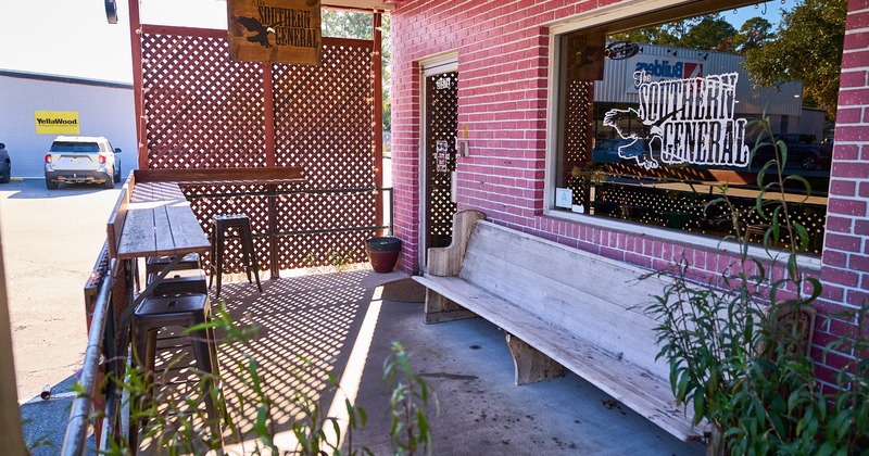 Exterior, front view to restaurant