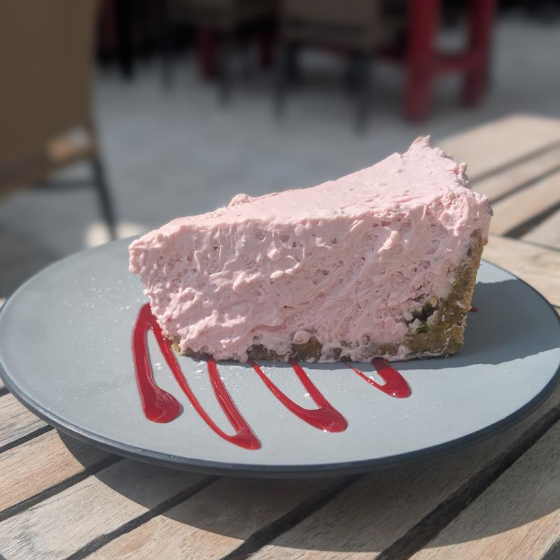 Pomegranate Mousse Pie photo