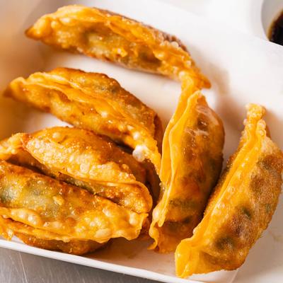 Potstickers, close-up.