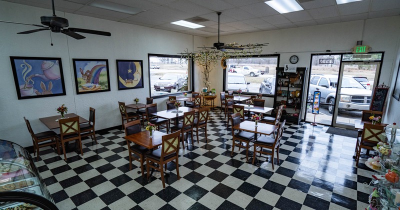 Interior seating area