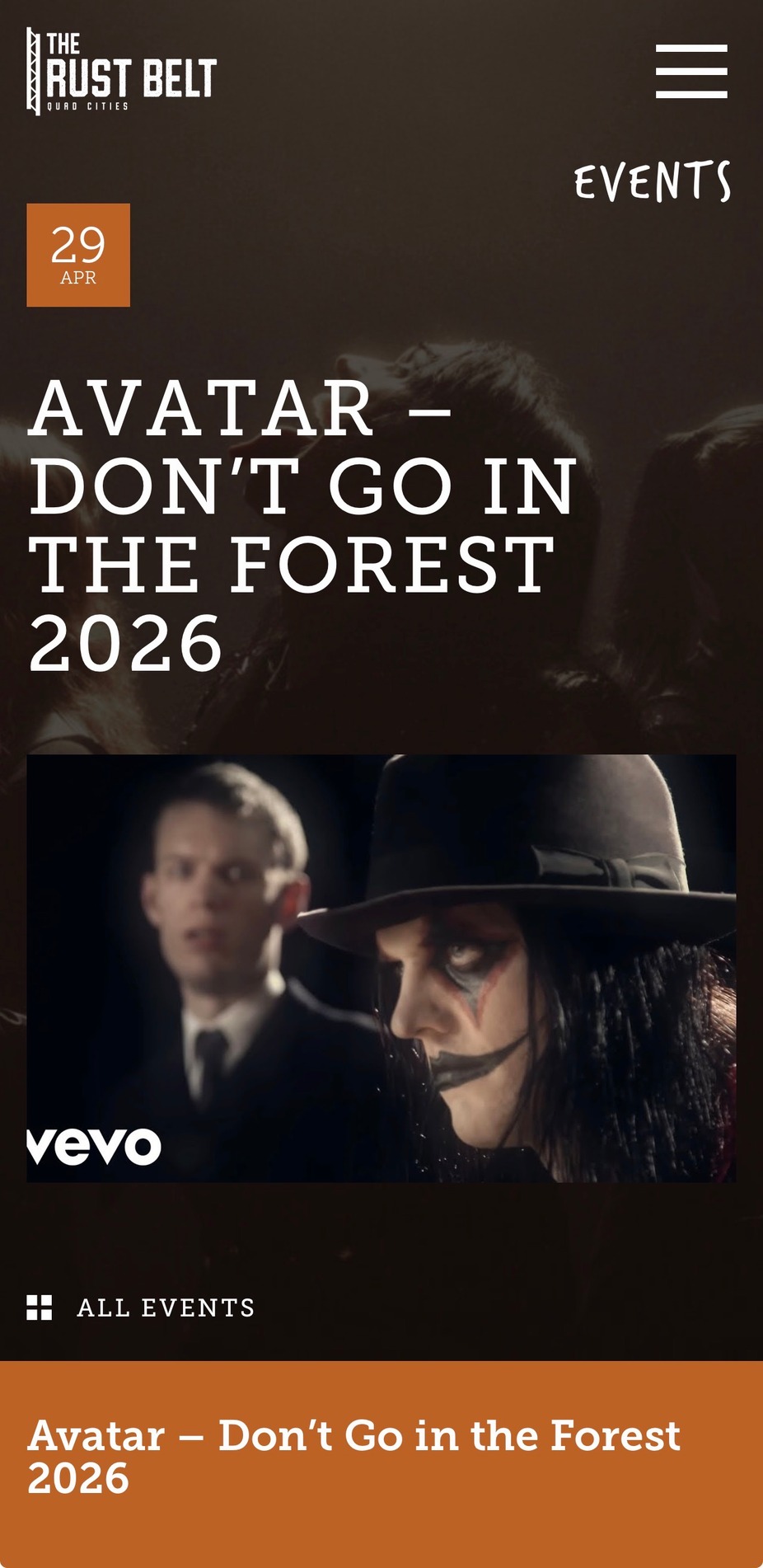 Rustbelt Concert Avatar event photo