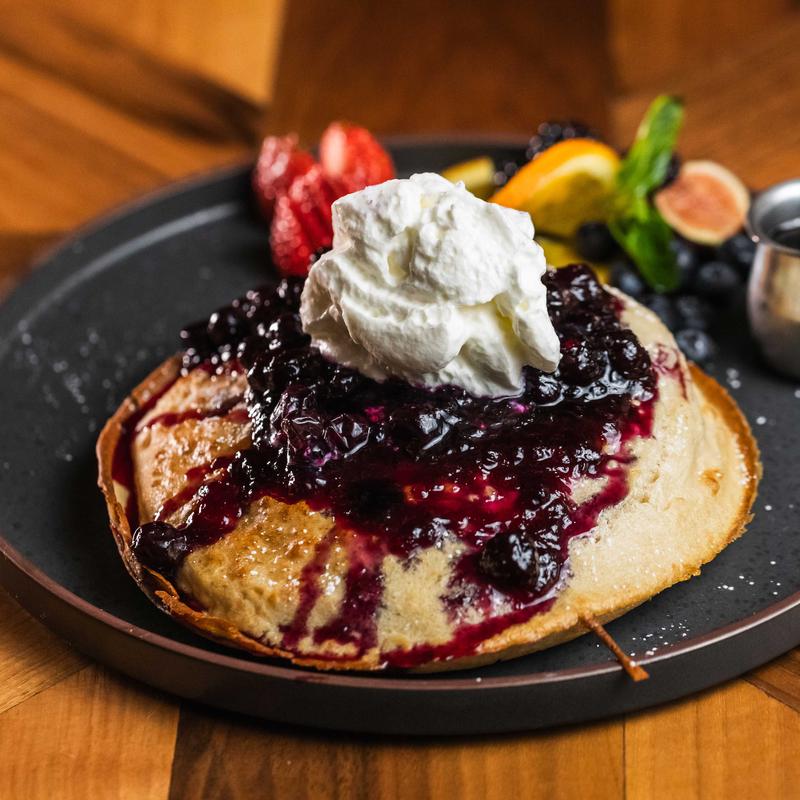 Blueberry Cast Iron Pancakes photo