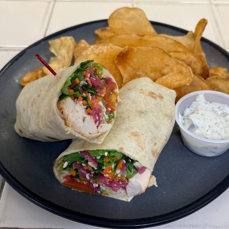 Chicken Greek Wrap photo
