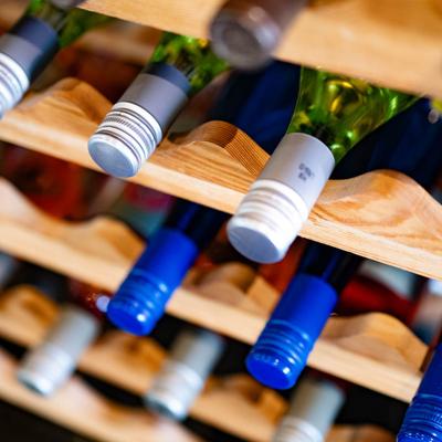 We only drink wine when we alone or with someone!.