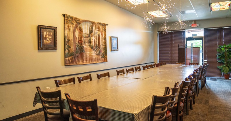 Big party diner table, chairs
