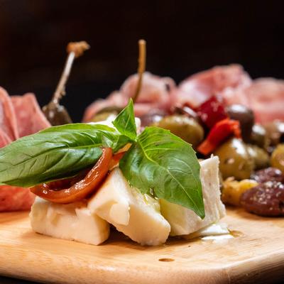 Antipasto board.