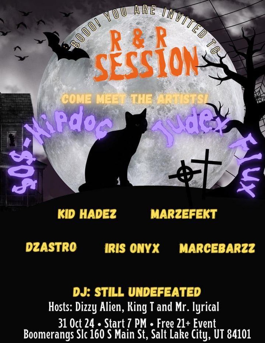 🎃👻 HALLOWEEN NIGHT – R&R SESSION IS BACK!! 👻🎃 event photo