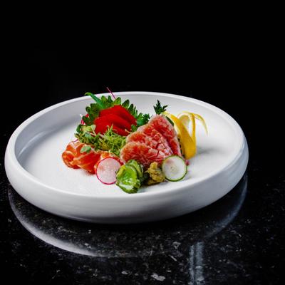 Sashimi plate.