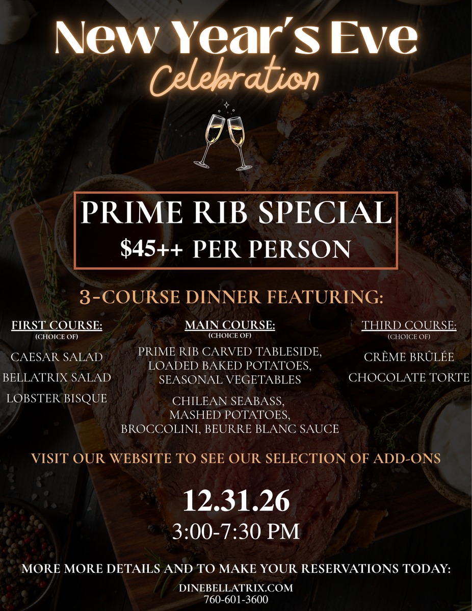 New Year's Eve Dinner event photo