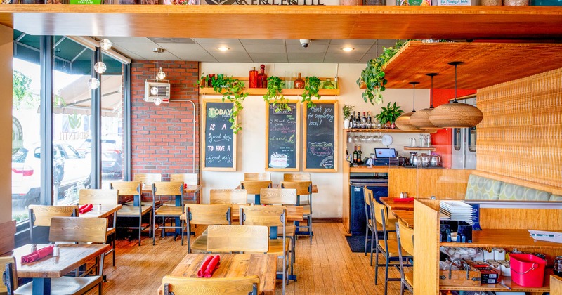 Interior seating space