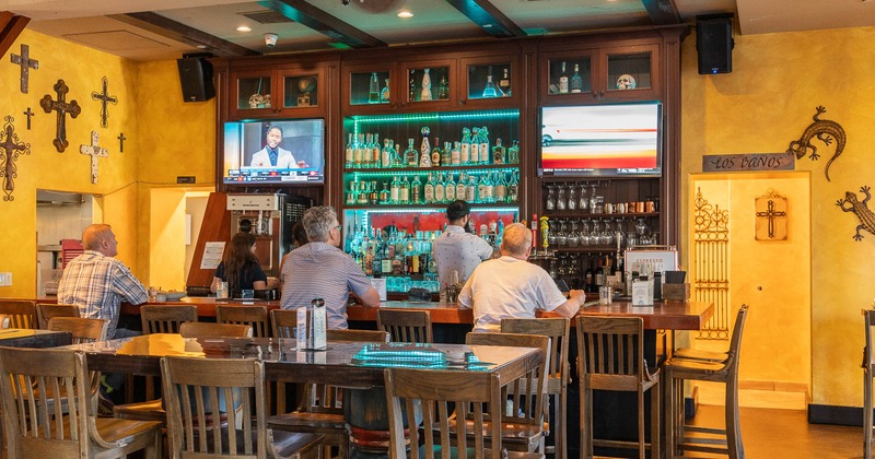 Interior, bar counter area