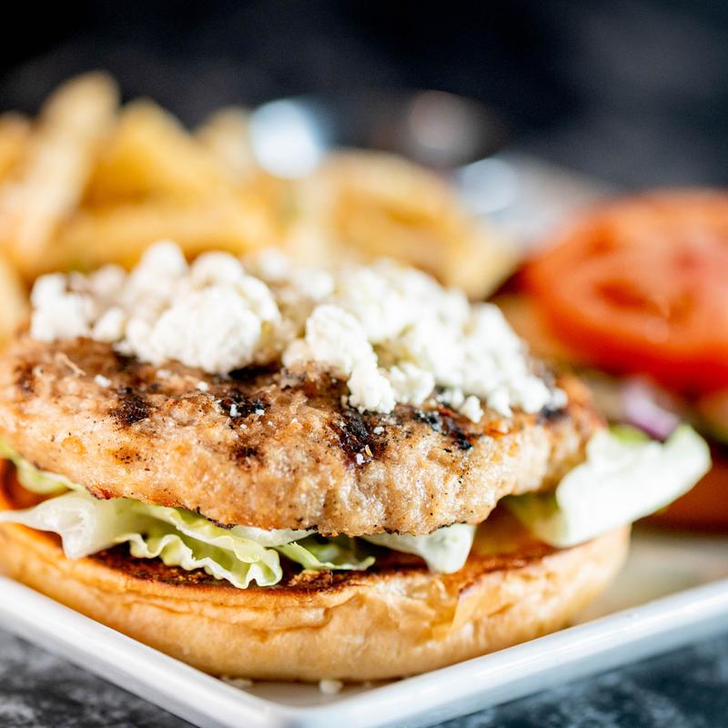 Greek Turkey Burger photo