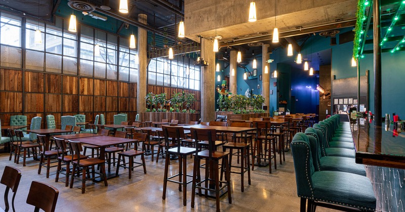 Interior, main seating area